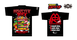 ロリクレ×モンスターロック コラボT MONSTER BUGER!!