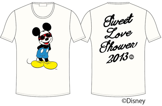 SWEET LOVE SHOWER   サングラスMickeyTシャツ（オフホワイト）