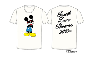 SWEET LOVE SHOWER   サングラスMickeyTシャツ（オフホワイト）