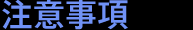 注意事項