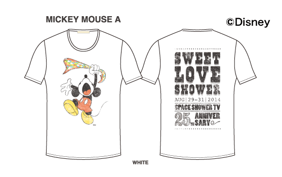 SWEET LOVE SHOWER 2014 / Mickey / Tシャツ（ホワイト）