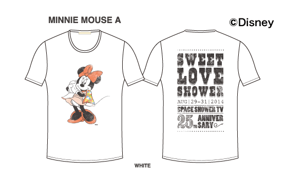 SWEET LOVE SHOWER 2014 / Minnie / Tシャツ（ホワイト）