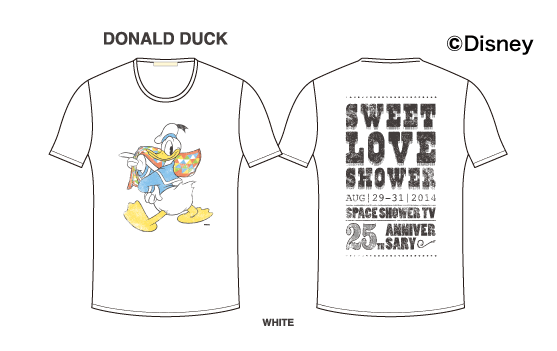 SWEET LOVE SHOWER 2014 / Donald / Tシャツ（ホワイト）