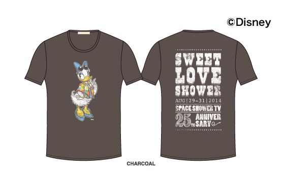 SWEET LOVE SHOWER 2014 / Daisy / Tシャツ（チャコールグレー）