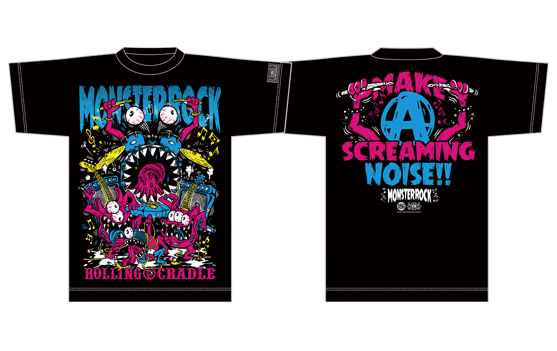 RC×MONSTER ROCK SCREAMING NOISE!!　Tシャツ