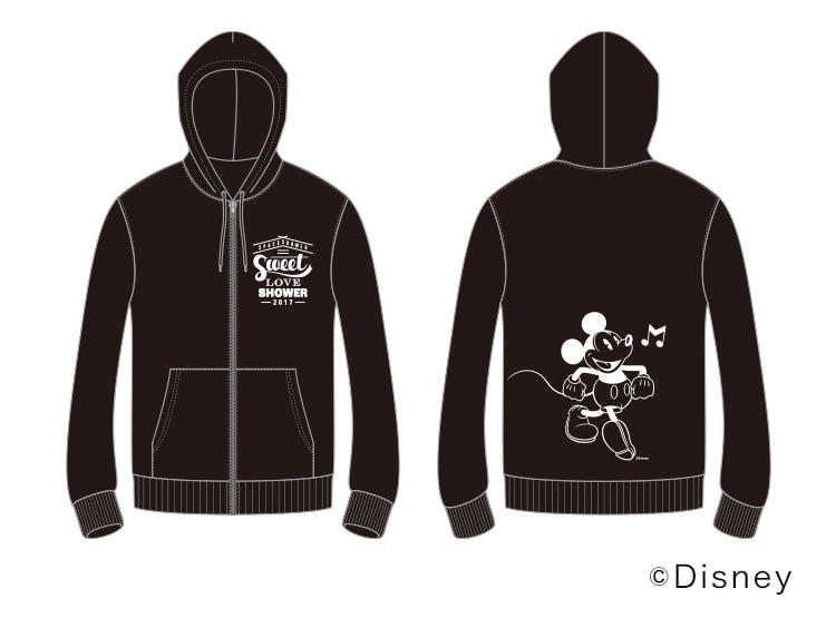 SWEET LOVE SHOWER 2017 / Mickey / パーカー ブラック