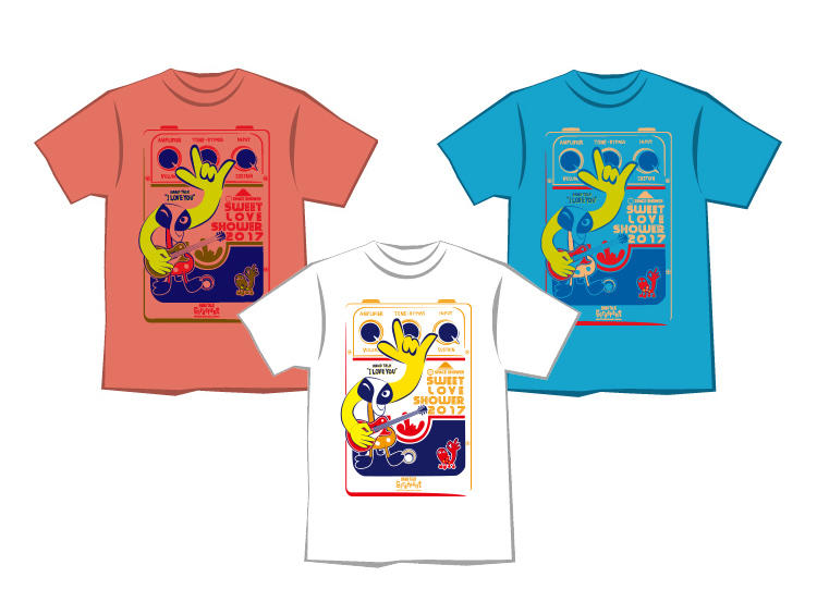 SLS × 門 秀彦 FUJI EFFECTOR & GIRAFFANT Tシャツ