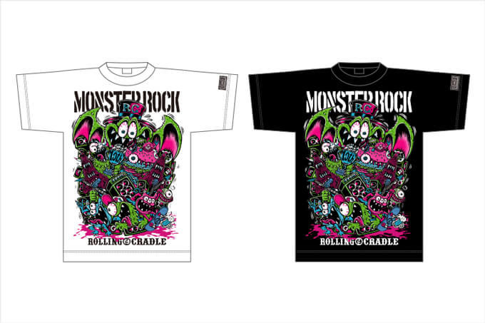 ROLLING CRADLE × MONSTER ROCK 10th ANNIVERSARY ALL STARS PARTY Tシャツ