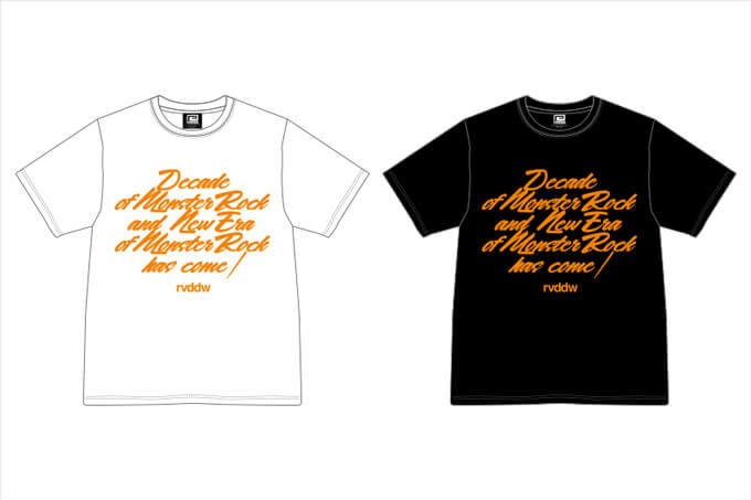 reversal.dogi.design.works × MONSTER ROCK DECADE AND NEW ERA TEE