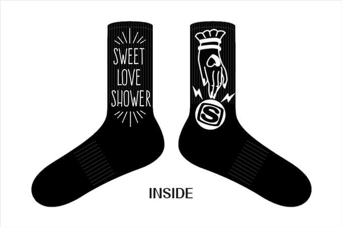 SWEET LOVE SHOWER Socks Designed by TGB design.