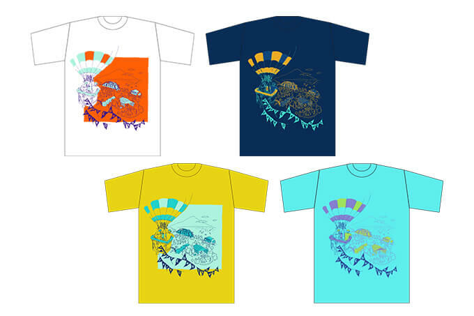 LANDSCAPE balloon Tシャツ Designed by Mariya Suzuki