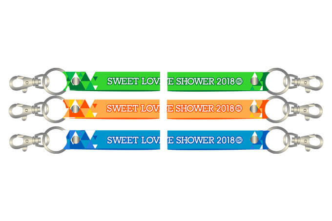 SWEET LOVE SHOWER 2018リストバンドキーホルダー