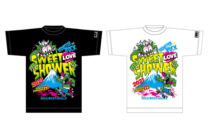 MONSTER ROCK × SWEET LOVE SHOWER 2021 × ROLLING CRADLE Tシャツ