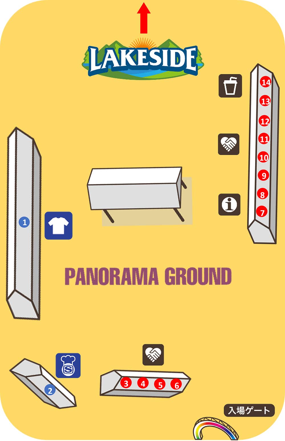 PANORAMA GROUND OFFICIAL BOOTH マップ