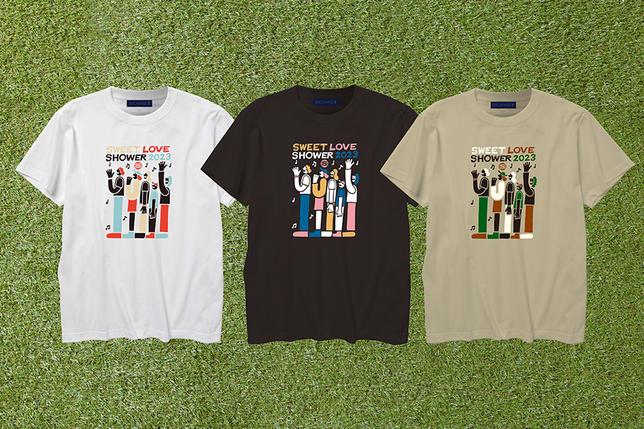 SWEET LOVE SHOWER 2023×BEAMS designed by STOMACHACHEオーディエンスTシャツ