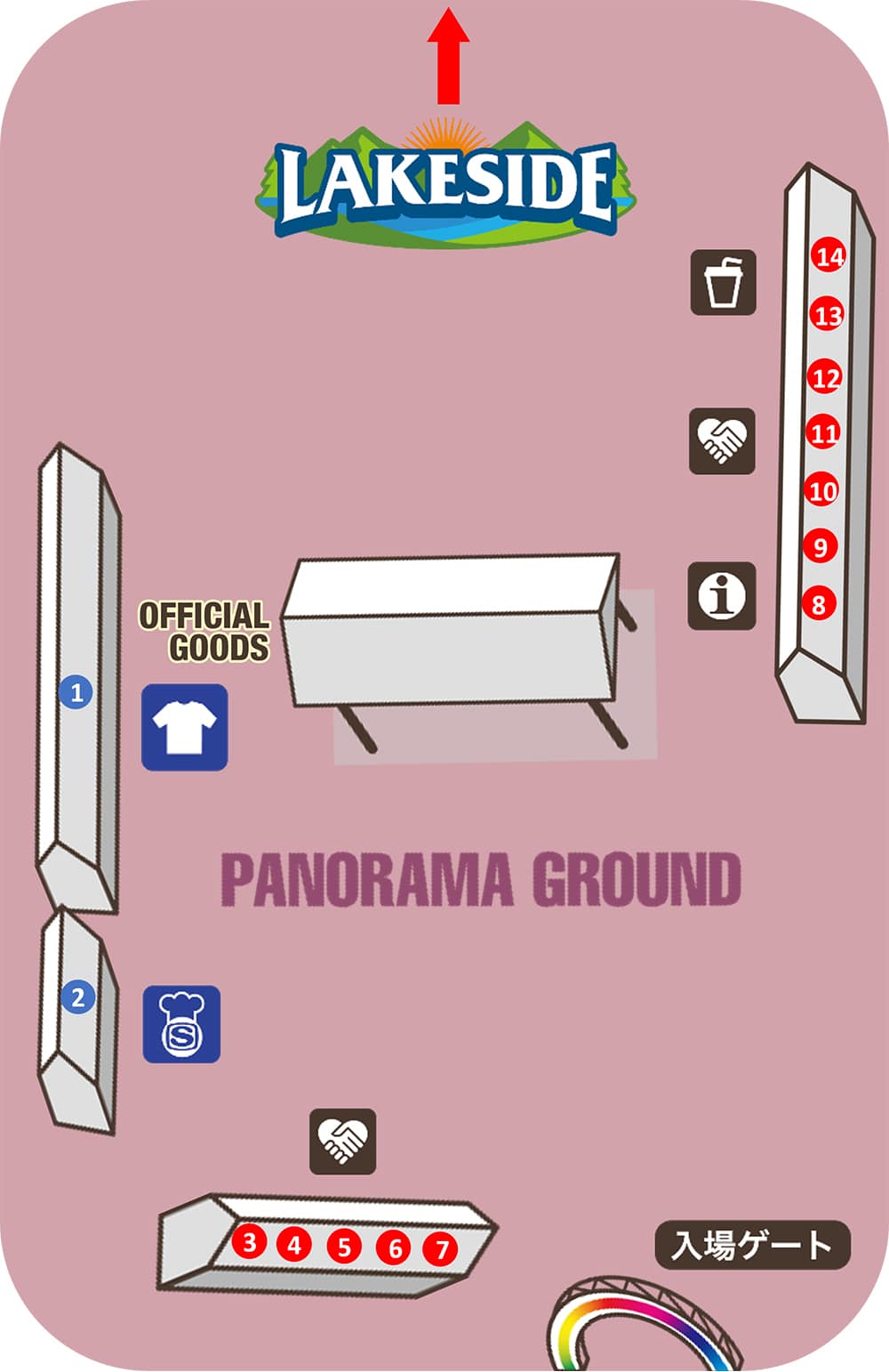 PANORAMA GROUND OFFICIAL BOOTH マップ